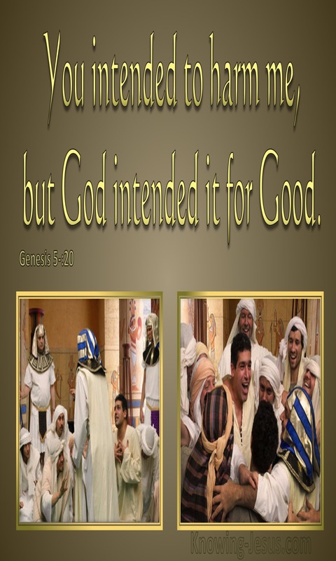 Genesis 50:20 God Intended It For Good (gold)